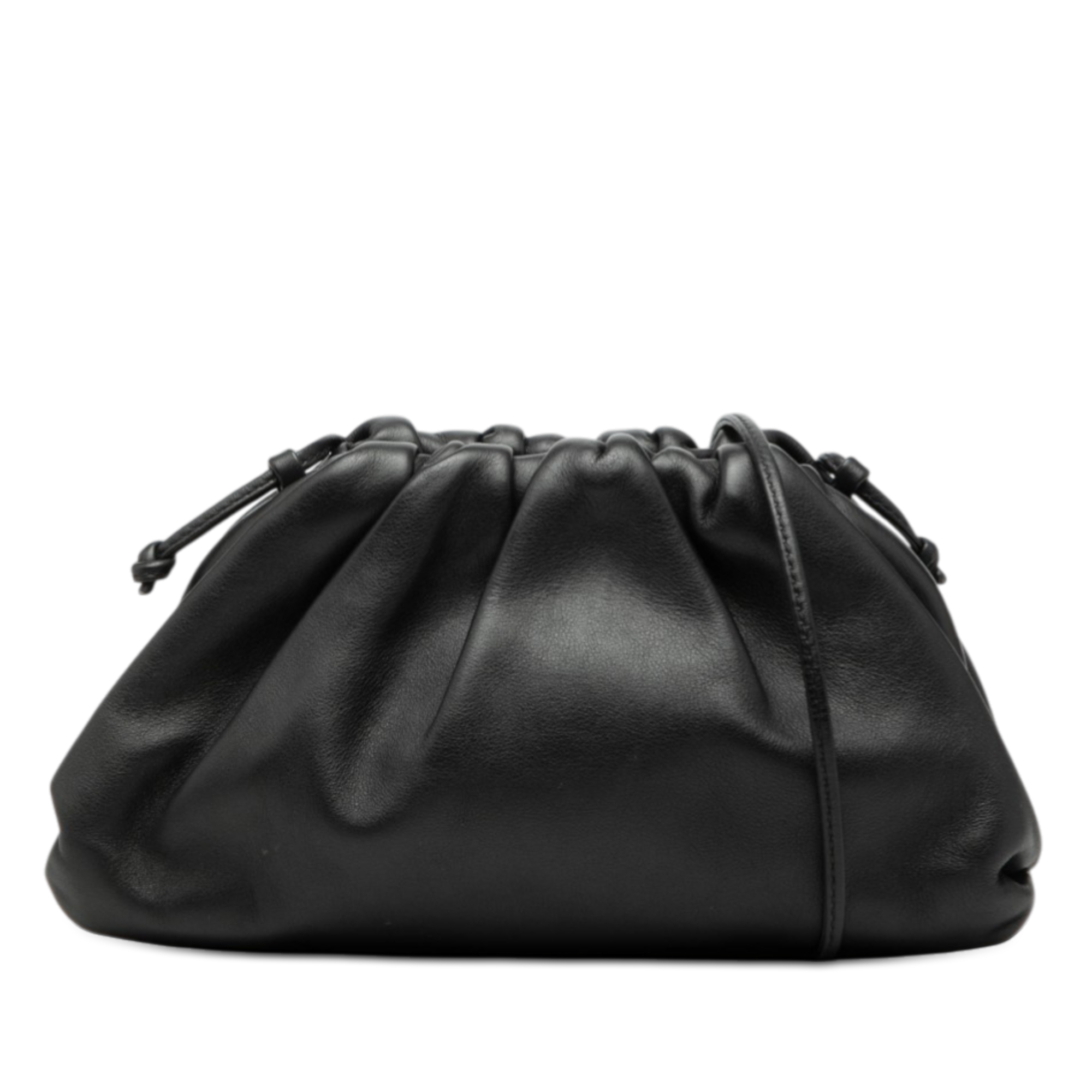 Pre-Loved Bottega Veneta Lambskin The Mini Pouch Crossbody